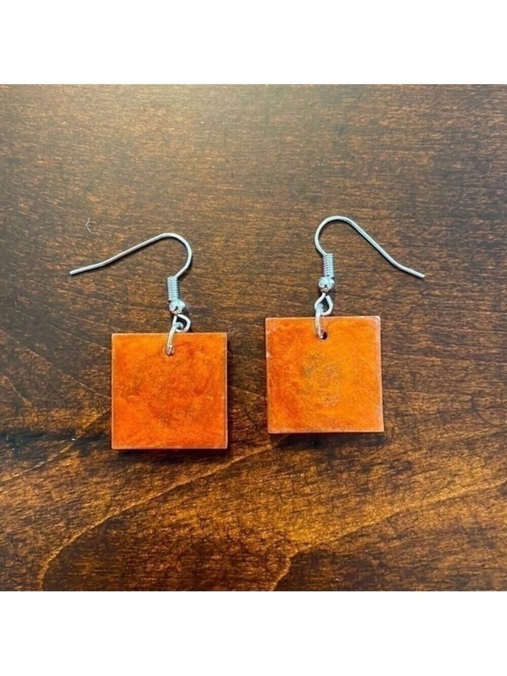 Square acrylic earrings